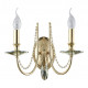Бра Crystal Lux Victoria AP2 Gold/Amber