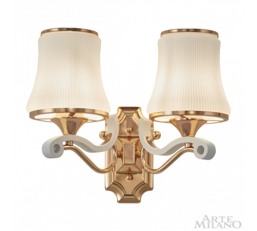 Бра Arte Milano Florentia-3987 303987/2W Wh/Gd Бра Arte Milano Florentia-3987 303987/2W Wh/Gd