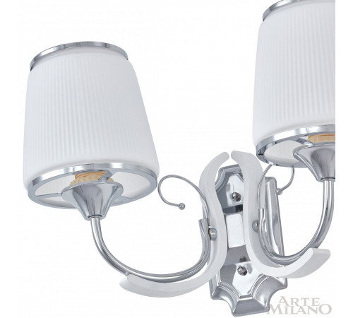 Бра Arte Milano Florentia-9247 309247/2W Wh/Ni Бра Arte Milano Florentia-9247 309247/2W Wh/Ni