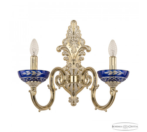 Бра Bohemia Ivele Crystal Verona 7203B15/2/210 GW P Clear-Blue/H-1J
