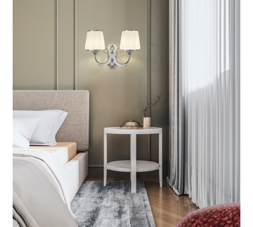Бра Arte Milano Florentia-9247 309247/2W Wh/Ni Бра Arte Milano Florentia-9247 309247/2W Wh/Ni