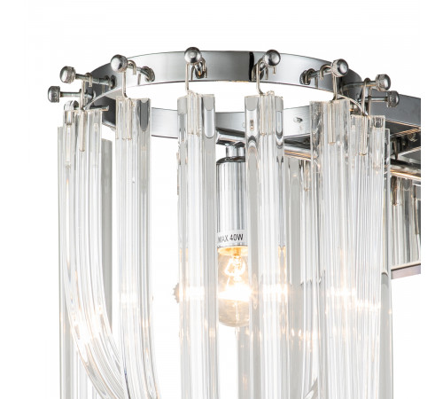 Настенный светильник Delight Collection Murano Glass KR0116W-1B chrome