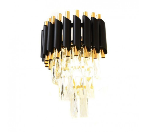 Настенный светильник Lumina Deco Funneli LDW 6003-2 BK+F.GD Настенный светильник Lumina Deco Funneli LDW 6003-2 BK+F.GD