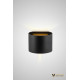 Настенный светильник AM Group AM115-2X3W BK+GD