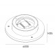 Настенный светильник Designled ML-R200-BL-WW 016545