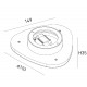 Настенный светильник Designled ML-TR153-WH-WW 016544