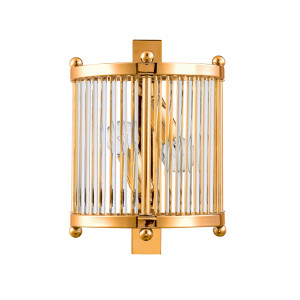 Настенный светильник Crystal Lux Tadeo TADEO AP2 GOLD/TRANSPARENTE