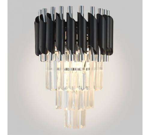 Настенный светильник Natali Kovaltseva DARIAN 76017/2W CHROME BLACK Настенный светильник Natali Kovaltseva DARIAN 76017/2W CHROME BLACK