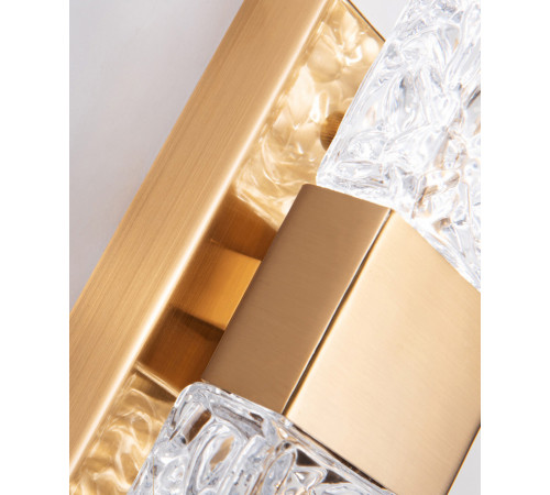 Настенный светильник DeLight Collection Wall lamp 88068W gold/clear