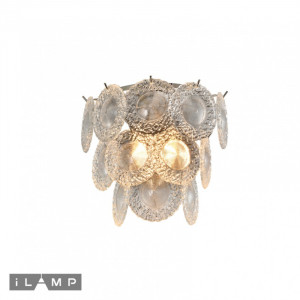 Настенный светильник iLamp Rockfeller W2549-2 Nickel