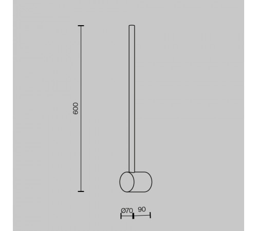 Настенный светильник Maytoni Light stick MOD237WL-L6BS3K Настенный светильник Maytoni Light stick MOD237WL-L6BS3K