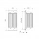 Настенный светильник Delight Collection Crystal bar KG0604W-1 brass