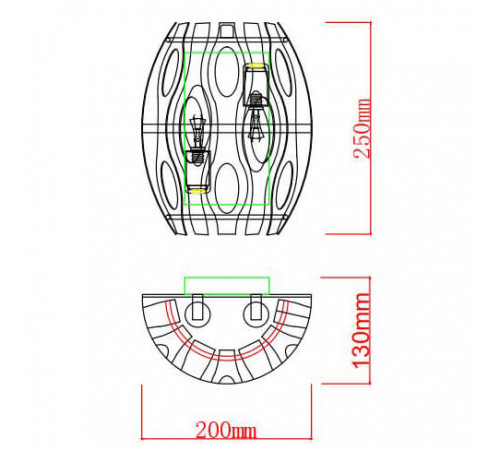 Настенный светильник Rivoli Meike 4080-402 Б0047925 Настенный светильник Rivoli Meike 4080-402 Б0047925