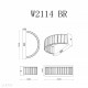 Настенный светильник iLedex Woodstock W2114 BR