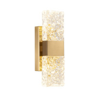Настенный светильник DeLight Collection Wall lamp 88068W gold/clear