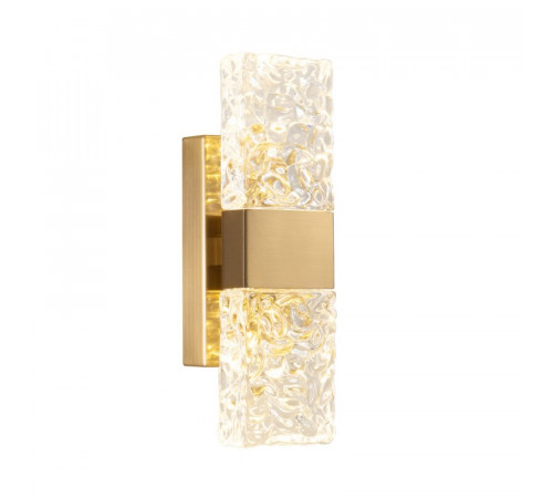 Настенный светильник DeLight Collection Wall lamp 88068W gold/clear