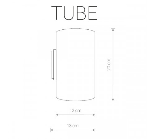 Настенный светильник Nowodvorski Tube 9317 Настенный светильник Nowodvorski Tube 9317