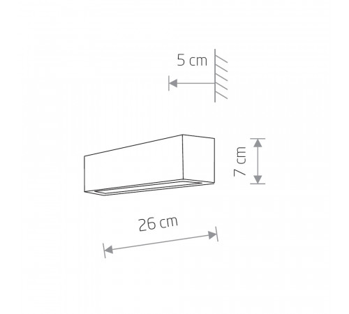 Настенный светильник Nowodvorski Straight Wall XS 7601 Настенный светильник Nowodvorski Straight Wall XS 7601