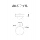 Настенный светильник MyFar Vinsent MR1870-1WL