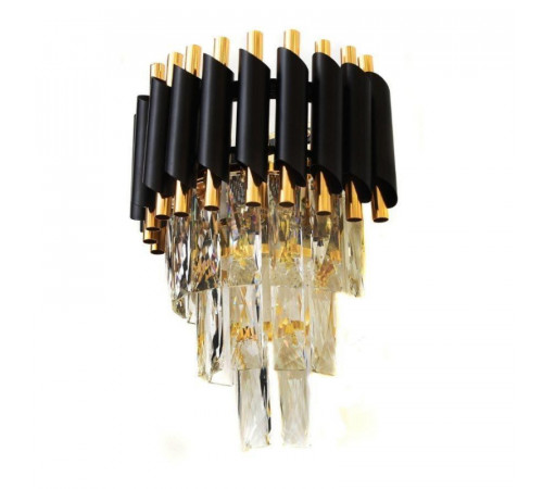 Настенный светильник Lumina Deco Funneli LDW 6003-2 BK+F.GD Настенный светильник Lumina Deco Funneli LDW 6003-2 BK+F.GD