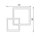Настенный светильник Elvan BR-46424-24W-WW-Wh