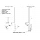 Настенный светильник Crystal Lux CLT 358W2 BS