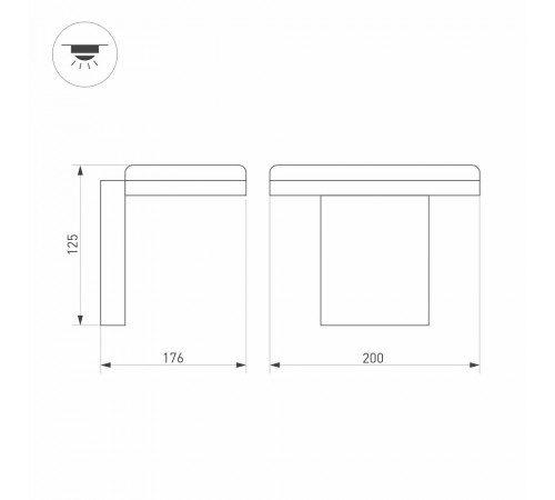 Настенный светильник Arlight Lgd-tent 029977 Настенный светильник Arlight Lgd-tent 029977
