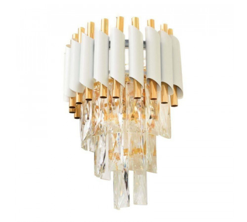 Настенный светильник Lumina Deco Funneli LDW 6003-2 WT+F.GD Настенный светильник Lumina Deco Funneli LDW 6003-2 WT+F.GD