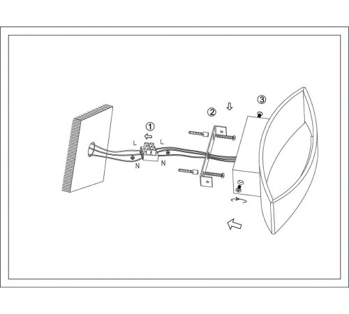 Настенный светильник DesignLed GW-A715-5-WH-NW 003026 Настенный светильник DesignLed GW-A715-5-WH-NW 003026