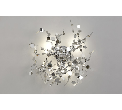 Настенный светильник Crystal Lux GARDEN AP-PL3 D400 CHROME Настенный светильник Crystal Lux GARDEN AP-PL3 D400 CHROME