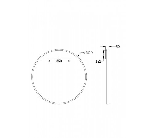 Настенный светильник Maytoni Rim MOD058WL-L50BS4K Настенный светильник Maytoni Rim MOD058WL-L50BS4K