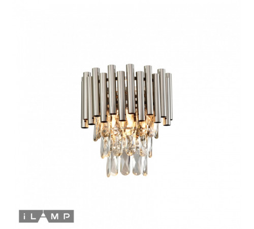 Настенный светильник iLamp Savage W9510-1 Nickel Настенный светильник iLamp Savage W9510-1 Nickel