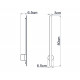 Настенный светильник Italline IT08-8020 black