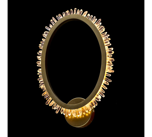 Настенный светильник Delight Collection Quartz Halo MB20020154-1A satin gold Настенный светильник Delight Collection Quartz Halo MB20020154-1A satin gold