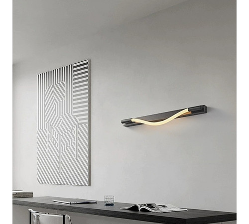 Настенный светильник Lightera Tura LE103W-80B Настенный светильник Lightera Tura LE103W-80B