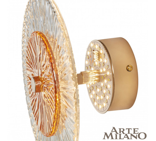 Настенный светильник Arte Milano 1.1252B.D150.H150.LED G Настенный светильник Arte Milano 1.1252B.D150.H150.LED G