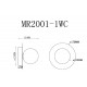 Настенный светильник MyFar July MR2001-1WC