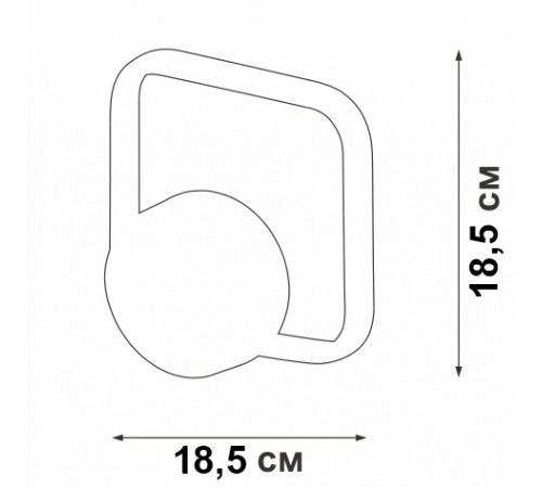 Настенный светильник Vitaluce V46120-1/1A Настенный светильник Vitaluce V46120-1/1A