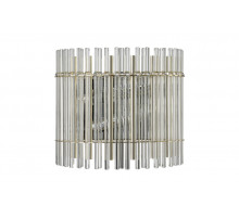 Настенный светильник Crystal Lux AURELIO AP2 GOLD+CHROME/TRANSPARENT