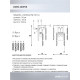 Настенный светильник Lumien Hall Dzhokin LH0059/2W-CR-CL