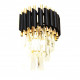 Настенный светильник Lumina Deco Funneli LDW 6003-2 BK+F.GD