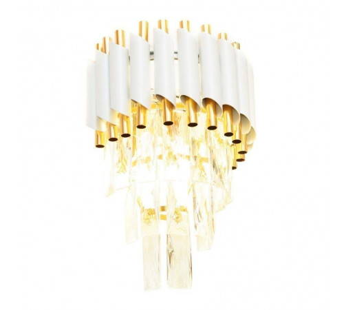 Настенный светильник Lumina Deco Funneli LDW 6003-2 WT+F.GD Настенный светильник Lumina Deco Funneli LDW 6003-2 WT+F.GD