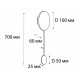 Настенный светильник Italline IT03-1435 black