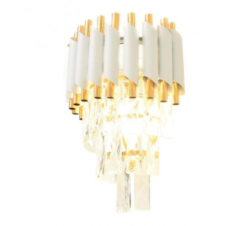 Настенный светильник Lumina Deco Funneli LDW 6003-2 WT+F.GD Настенный светильник Lumina Deco Funneli LDW 6003-2 WT+F.GD