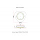 Настенный светильник Crystal Lux FRESA AP10W LED D380WHITE