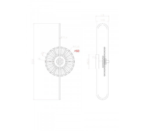 Настенный светильник Arte Lamp Almaaz A2563AP-1PB Настенный светильник Arte Lamp Almaaz A2563AP-1PB