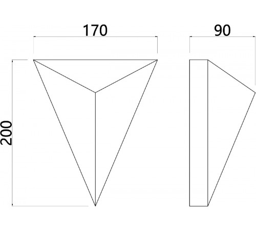 Настенный светильник Arte Lamp Trapeze A2033AP-1PB Настенный светильник Arte Lamp Trapeze A2033AP-1PB