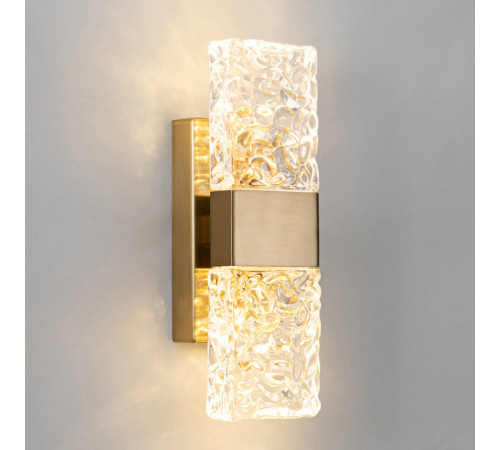 Настенный светильник DeLight Collection Wall lamp 88068W gold/clear