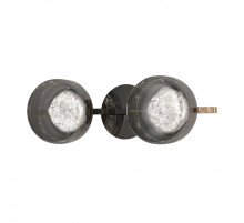 Настенный светильник Delight Collection MT9128-2W pearl black/smoke