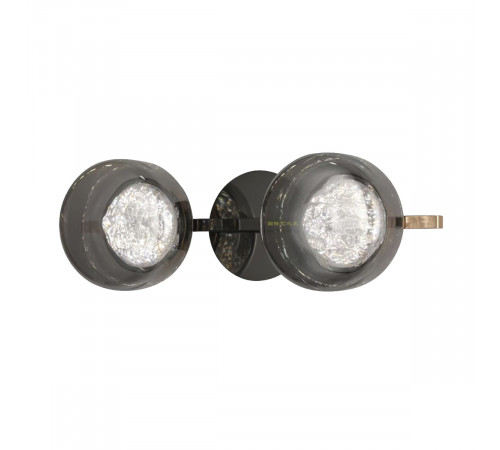 Настенный светильник Delight Collection MT9128-2W pearl black/smoke